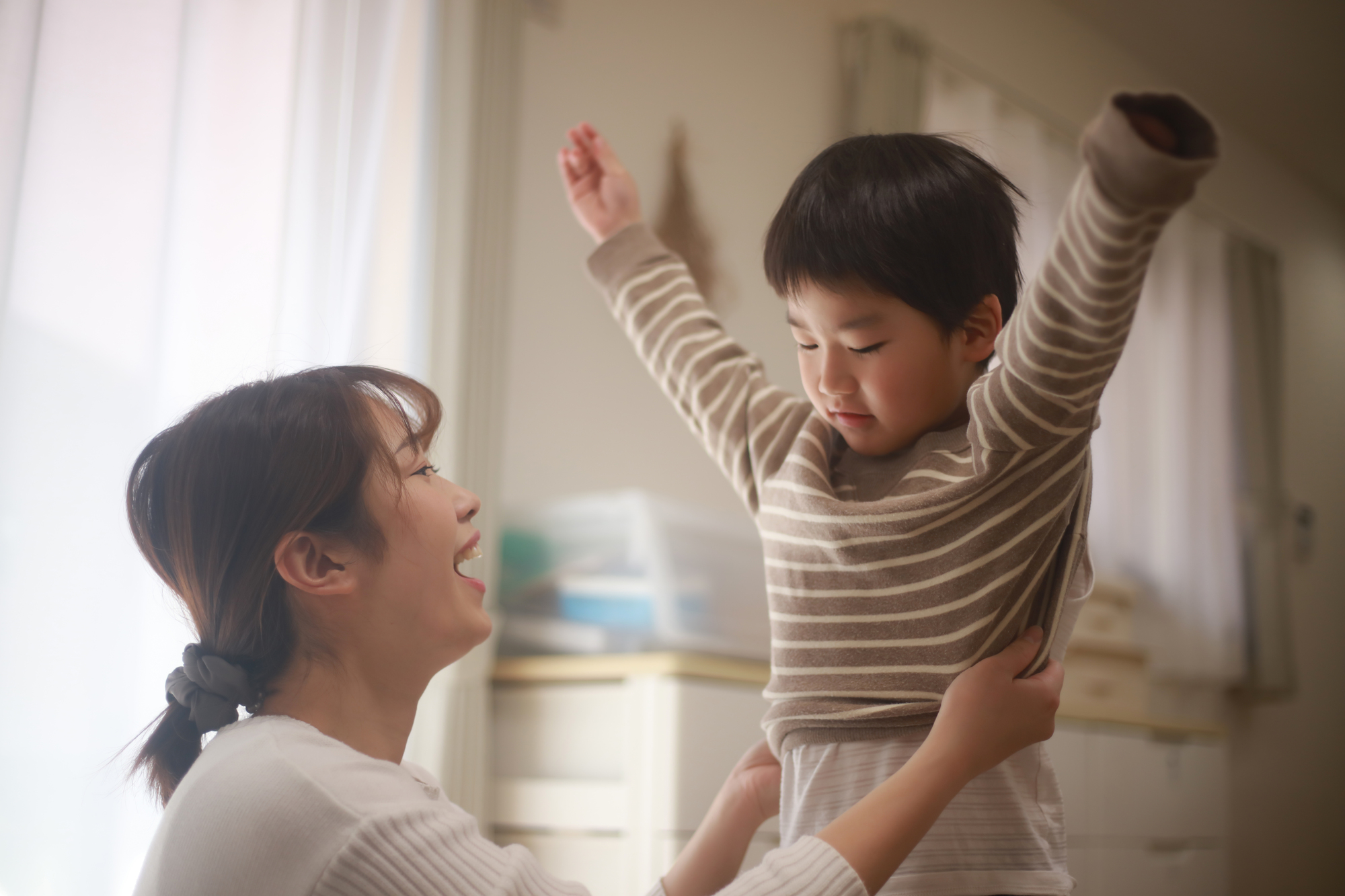 来院時の子どもの服装に付いて